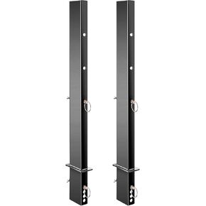 Adjustable Pipe Stakes, 30" Heavy-Duty C Channel Pipe Stake for Flatbed Trailer Hualer -2Pack