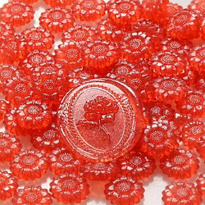 200 pcs Crystal Clear Sunflower Wax pellets, Transparent, for Wax Seals, Invitation Cards, Christmas Gift Wrapping, Envelope Greeting Cards, etc (Green)