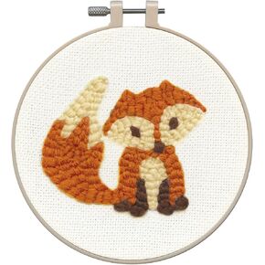 Design Works Crafts Inc. Fox Punch Needle Kit, Multi