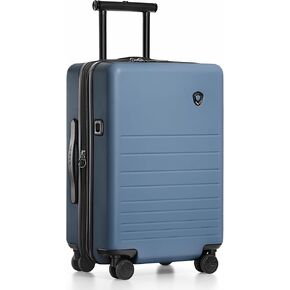 Traveler's Choice Markham Hardside Expandable Luggage with Double Spinner Wheels, Carry-On 21-Inch Suitcase, Green