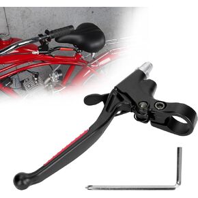 RUTU 7/8" 22mm Left Clutch Lever, Perfect Fit Motorcycle Clutch Lever for Motorized Bicycle Bike 49cc 60cc 66cc 80cc 2 Stroke Engine
