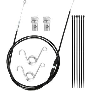 75in Go Kart Throttle Cable Kit, Brake with Spring Cable End Stop and Zip Ties for VM22 VM24 Predator 212cc 196cc 6.5hp GX160 GX200 Engine Manco American Sportworks Go Kart Mini Bike Accessories Part