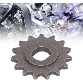 Motor Sprocket, 25H 15T Metal Electric Scooter Motor Engine Sprocket Chain Wheel with H Hole for MY1020 MY1016 MY1018 Motor