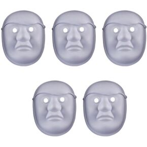 EXCEART 5 Pcs Opera Mask Paintable Mask Cosplay Dress up Favors Opera Masquerade Mask Plain Party Mask Paintable Paper Mask Cat Mask Craft Clothing White Decorate Child Christmas