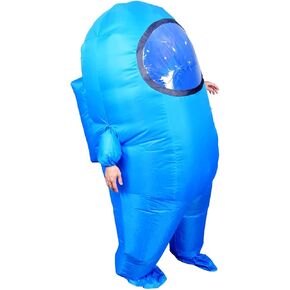 PQ Impostor Inflatable Astronaut Space Costume, Inflatable costume, Full Body Halloween Cosplay Costumes for Adult Game Fans