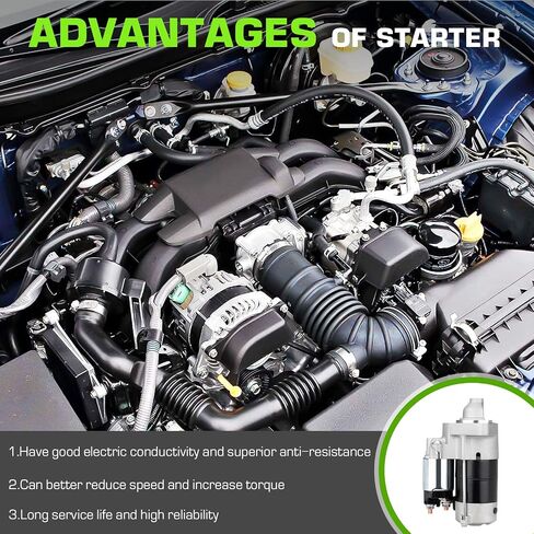Starter SND0549 Replacement Fit for 2006-2009 3.7L Dodge Durango 2006-2010 3.7L 4.7L Dodge Dakota Ram Pickup 4801256AB in Saudi Arabia