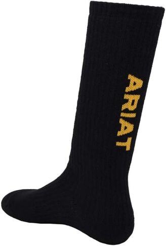 جوارب Ariat الرجالية المصنوعة من القطن مكونة من 3 أزواج لدعم قوس القدم معززة لمنتصف الساق in Saudi Arabia