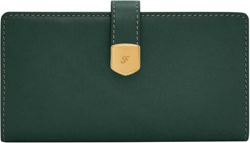 Fossil Women's Lennox Leather Tab Bifold Wallet for Women in Saudi Arabia