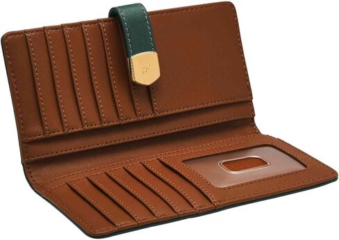 Fossil Women's Lennox Leather Tab Bifold Wallet for Women in Saudi Arabia