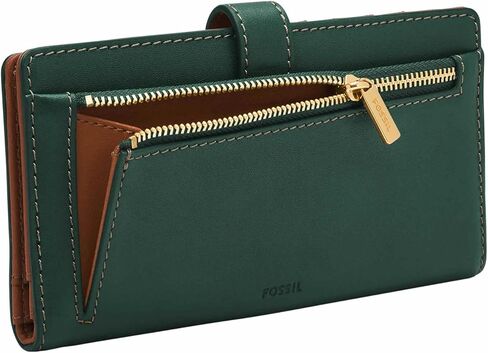 Fossil Women's Lennox Leather Tab Bifold Wallet for Women in Saudi Arabia