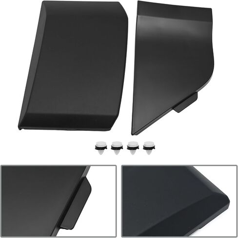 CK4Z-61405A26-B BK3Z-6129077-AA Fuel Tank Filler Door Hatch Cover with Pillar Moulding Trim Replacement for Ford Transit 150 250 350 350HD 2015-2019 (White) in Saudi Arabia