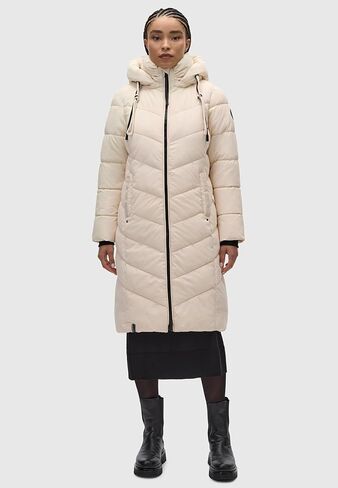 Marikoo Women's Winter Jacket with Hood | Windproof & Weather-Resistant Jacket | Quilted, Puffy Coat | Sahnekatzii XIV XS-5XL in Saudi Arabia