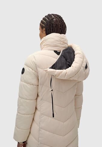 Marikoo Women's Winter Jacket with Hood | Windproof & Weather-Resistant Jacket | Quilted, Puffy Coat | Sahnekatzii XIV XS-5XL in Saudi Arabia