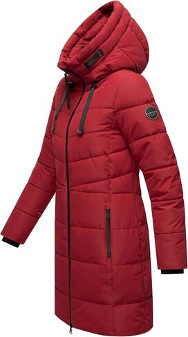 Marikoo Warm Winter Coat for Women | Quilted Jacket with Hood | Vegan Down Insulation | Thigh-Length | Natsukoo XVI XS-3XL in Saudi Arabia