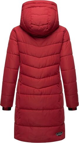 Marikoo Warm Winter Coat for Women | Quilted Jacket with Hood | Vegan Down Insulation | Thigh-Length | Natsukoo XVI XS-3XL in Saudi Arabia