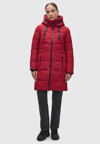 Marikoo Warm Winter Coat for Women | Quilted Jacket with Hood | Vegan Down Insulation | Thigh-Length | Natsukoo XVI XS-3XL in Saudi Arabia
