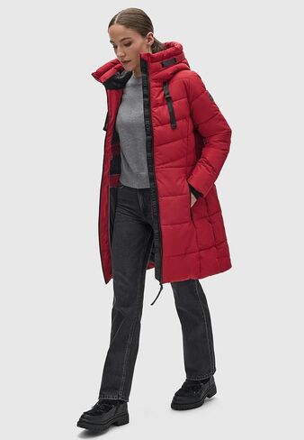 Marikoo Warm Winter Coat for Women | Quilted Jacket with Hood | Vegan Down Insulation | Thigh-Length | Natsukoo XVI XS-3XL in Saudi Arabia