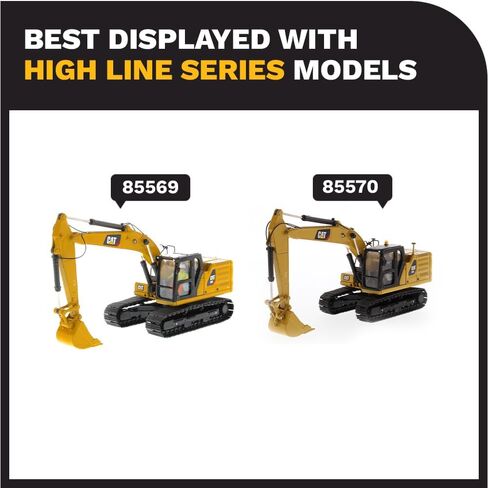 Diecast Masters 1:50 Caterpillar 323 Hydraulic Excavator | High Line Series Cat Trucks & Construction Equipment | 1:50 Scale Model Diecast Collectible | Diecast Masters Model 85571 in Saudi Arabia