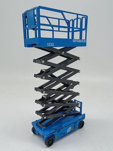 مقياس 1:30 Sinoboom 1212 مقصية نموذج منصة العمل طبق الاصل مجموعة اللعب سلة تمديد 2 اسطوانات رفع in Kuwait