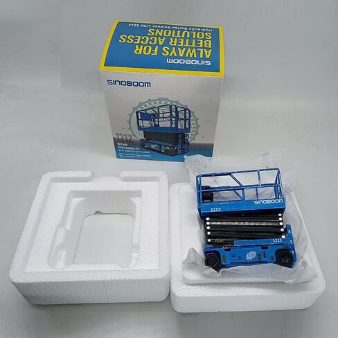 مقياس 1:30 Sinoboom 1212 مقصية نموذج منصة العمل طبق الاصل مجموعة اللعب سلة تمديد 2 اسطوانات رفع in Kuwait