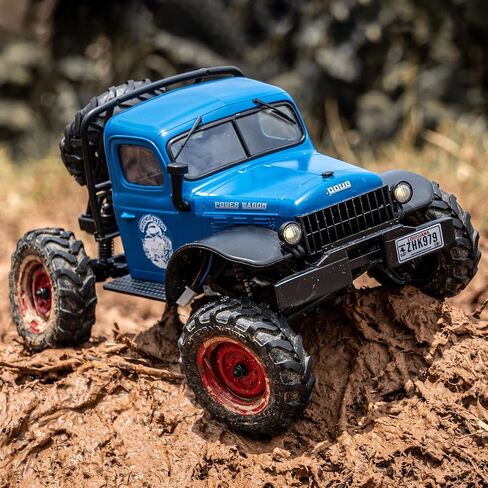 FMS RC Crwaler 1/24 مقياس FCX24 Power Wagon RTR V2 4WD 2.4 جيجا هرتز 3CH للطرق الوعرة RC نموذج سيارة هواية درجة التحكم عن بعد (أصفر) in Kuwait