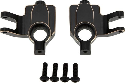 MEUS RACING UTB18 Brass Steering Knuckles 33g/pc for AXIAL UTB18 Capra Trail Buggy #AXI212010 Upgrade Parts, Black in Saudi Arabia