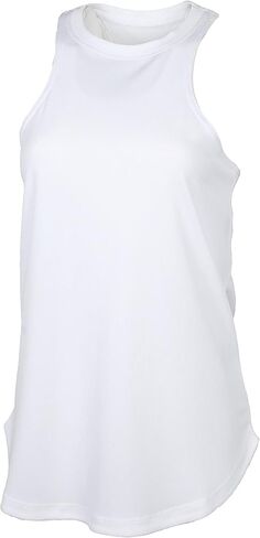تيشيرت Dri-Fit Rib Studio بدون أكمام للنساء من نايكي (أبيض، صغير) in Saudi Arabia