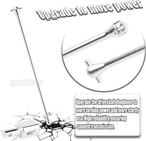 RC Drive Shaft Dogbone & Diff Outdrive Upgrades Part for 1/5 KRATON 8S BLX Outcast 8S BLX,Centor Driveshaft Axles Dogbone Part,Silver in Kuwait
