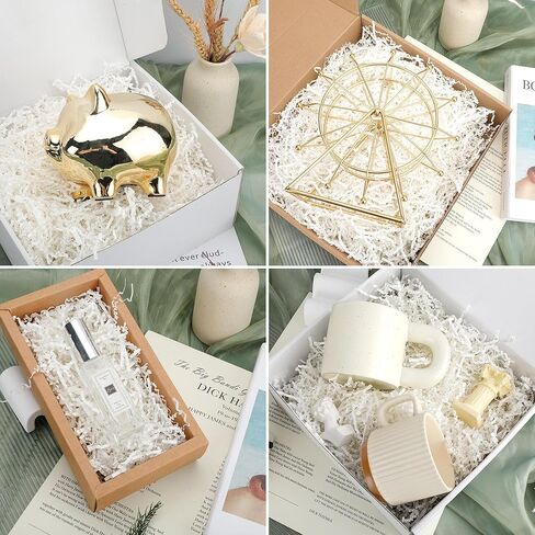 TCAIRG - ورق ممزق برتقالي مجعد بوزن 1.5 رطل لسلال الهدايا، وحشو صناديق الهدايا، وحفلات الزفاف وأعياد الميلاد وعيد الفصح وعيد الحب in Kuwait