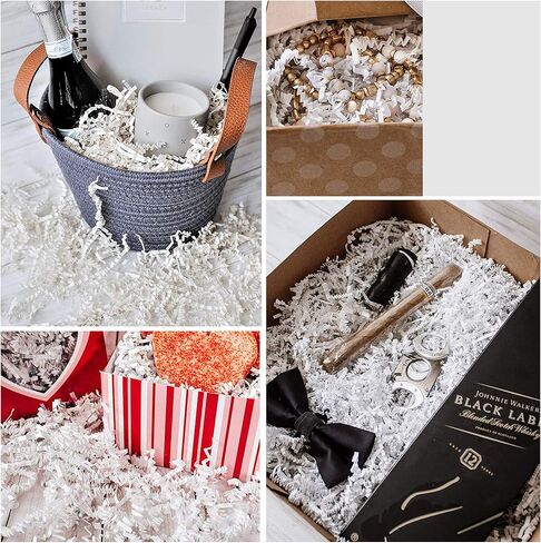 TCAIRG - ورق ممزق برتقالي مجعد بوزن 1.5 رطل لسلال الهدايا، وحشو صناديق الهدايا، وحفلات الزفاف وأعياد الميلاد وعيد الفصح وعيد الحب in Kuwait