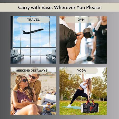 حقيبة صالة الألعاب الرياضية من GoVivo مع حجرة للأحذية، حقيبة دفل لصالة الألعاب الرياضية للنساء، حقيبة سفر مقاومة للماء في عطلة نهاية الأسبوع، حقيبة رياضية خفيفة الوزن وأنيقة للنساء صغيرة، وردي in Kuwait