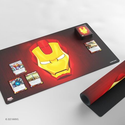 Marvel Champions Spider-Man Game Mat | Slip-Resistant 24" by 14" Rubber Mat | Designed for Use with Marvel Champions The Card Game | Compatible with Other TCGs and LCGs | Made by Gamegenic in Saudi Arabia