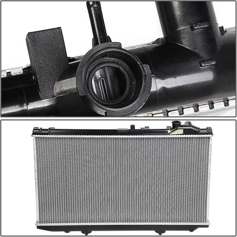 DNA Motoring OEM-RA-2222 OE Style Direct Fit Aluminium Core Radiator متوافق مع 98-05 Lexus GS300 / 98-00 GS400، 29-13/16 بوصة عرض × 15-3/4 بوصة ارتفاع × 5/8 بوصة عمق، 1-5 مدخل /16 بوصة، مخرج 1-1/2 بوصة in Saudi Arabia