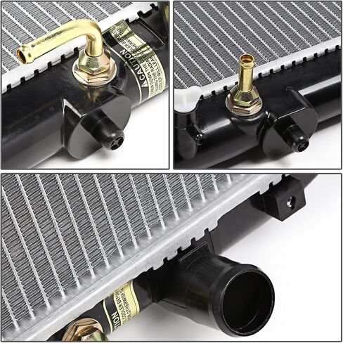 DNA Motoring OEM-RA-2222 OE Style Direct Fit Aluminium Core Radiator متوافق مع 98-05 Lexus GS300 / 98-00 GS400، 29-13/16 بوصة عرض × 15-3/4 بوصة ارتفاع × 5/8 بوصة عمق، 1-5 مدخل /16 بوصة، مخرج 1-1/2 بوصة in Saudi Arabia