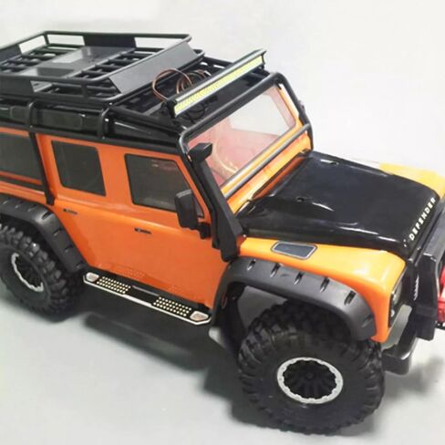 RC ضوء بار 36 LED 5.87 بوصة الألومنيوم RC المصباح RC الزاحف الملحقات ل جيب رانجلر روك الزاحف نموذج شاحنة RC سيارة سقف ضوء عدة in Kuwait