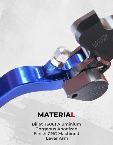 KEMIMOTO Dirt Bike Brake CNC Clutch Levers Adjustable Brake Lever Compatible with YZ125 YZ250 YZ250F YZ125X YZ250X YZ450F YZ250FX YZ450FX Blue in Saudi Arabia