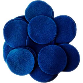 Playfully Ever After Navy Blue Craft Felt Circles (5 Inch - 18pc)