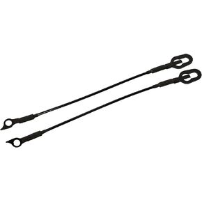 Rear Truck Tailgate Tail Gate Support Cable Replacement for Dodge Ram 1500 2500 3500, 2 Pcs Pickup Tailgate Lift Straps 55345124AB 55345125AB