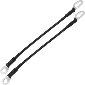 2PCS Car Rear Tailgate Cables Lift Gate Straps Compatible with Toyota Hilux Vigo MK6 MK7 Pickup 2005-2015 Replacement Part 65770-0K01