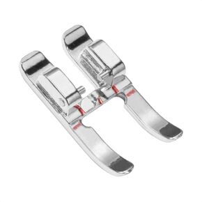 9mm Open Toe Applique Presser Foot with IDT for Pfaff Group F, G, J, K Sewing Machine, Satin Stitch Metal Applique Foot #820213096