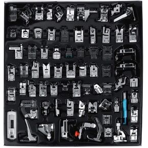 72pcs Sewing Machine Sewing Foot Presser Foot Professional Presser Feet Set forBrotherSinger Janome Babylock KenmoreLow Shank Sewing Machines Presser Feet Set