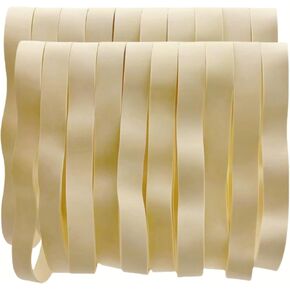 Size #107 Rubber Bands, 7 inch Extra Large Wide Thick Strong Tactical Heavy Duty Rubber Bands for Office, Home, School, Industrial, Hunting, Outdoor Camping Survival, 20 Pack