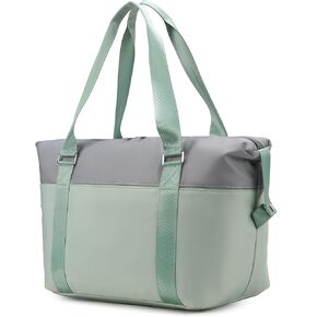 Travel Duffle Bag, Waterproof Weekender Bag Carry On Tote Bags Unisex Women Men Travel Essentials Sport Gym Bag, Hospital Bag for Labor and Delivery, Overnight Bag Luggage Bag with Trolley Sleeve