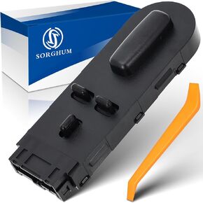 Sorghum Power Seat Switch - Driver Side Adjustment Switch Control LH/RH Compatible with 1997 1998 1999 2000 2001 2002 2003 2004 Chevrolet C5 Corvette 14 Pins Replace# 12135158
