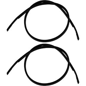 UOIENRT 2Pcs 75551-52130 Roof Drip Trim Strips, Roof Drip Moulding Side Finish Strip Replacement for Toyota Yaris Hatchback 2006-2011(Front Left and Driver Side)