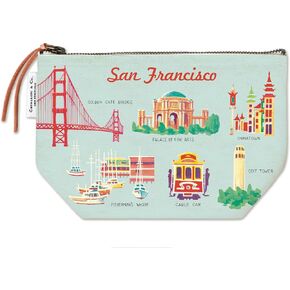 Cavallini Papers & Co. San Francisco Vintage Pouch, Multi