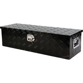39 Inch Tool Box 5 Bar Tread ToolBox For Truck Bed Trailer Pickup Underbody RV ATV Storage Tools Organizer With Side Handle Lock Keys 39 inches