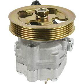 KAC Power Steering Pump with Pulley Replacement for Outback 2005-2009 Legacy 2005-2009 Impreza 2008-2014 Forester 2009-2013, 2.5L 34430AG03B 21-5196 OE-Quality Power Assist Pump