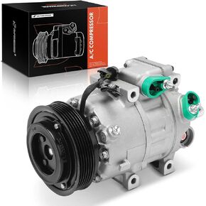 A-Premium Air Conditioner AC Compressor with Clutch Compatible with Hyundai Sonata 2.4L 2010, Kia Optima 2.4L 2009-2010