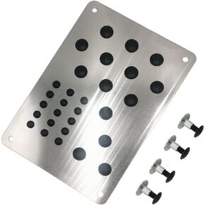 Car Truck Floor Mat Carpet Heel Pad Plate Rest Footrest Foot Pedal